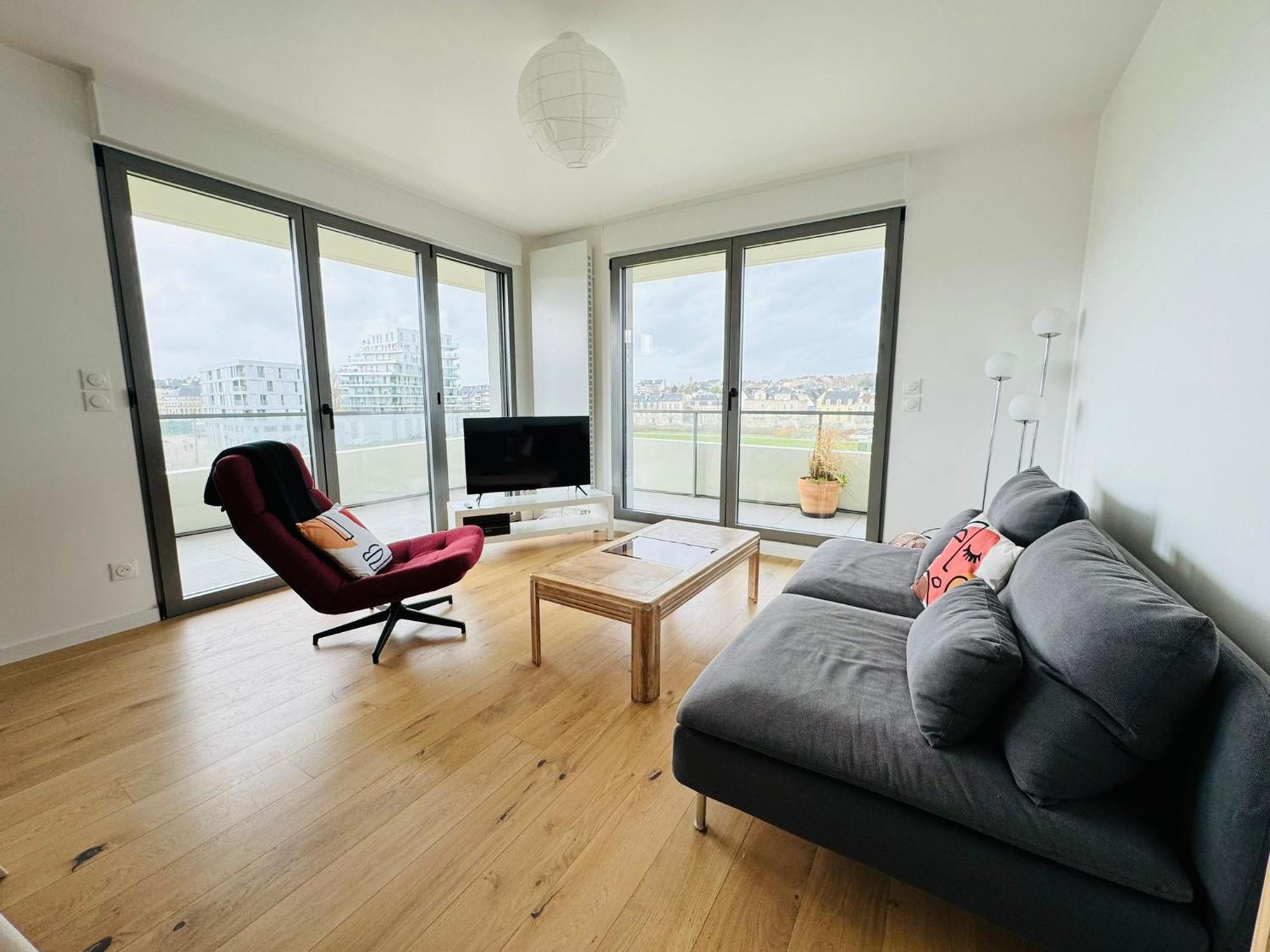 Presqu'Ile, Appartement Neuf Avec Balcon, Salle De Gym Et Parking Caen Extérieur photo